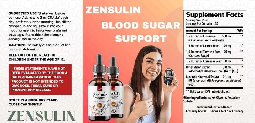 ZenSulin Ingredients